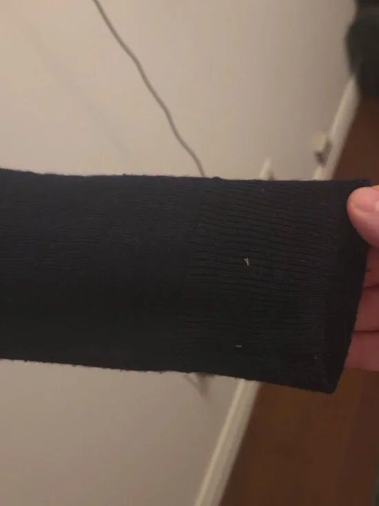 FB Class Black Long Sleeve Polo Sweater Men’s | Italian Made - Picture 6 of 7